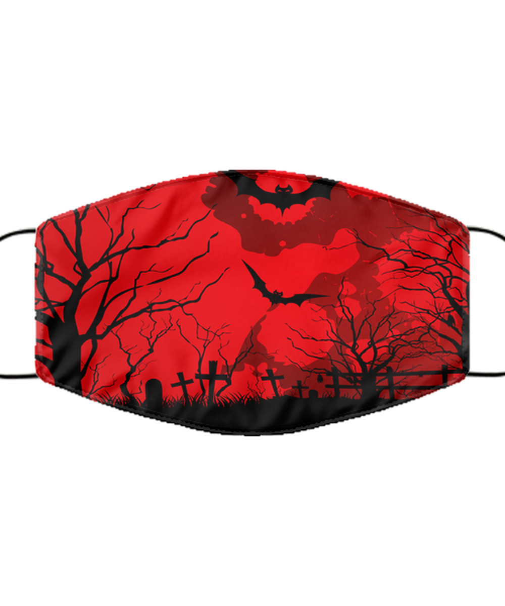 Halloween Face Mask - Horror Mask - Reusable & Washable 2 Layers Germ Protection