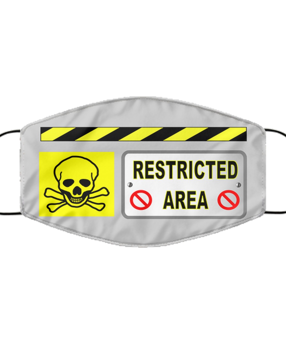 Halloween Face Mask - Horror Mask - Reusable & Washable 2 Layers Germ Protection