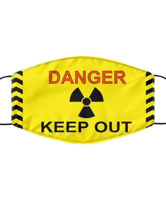 Halloween Face Mask - Horror Mask - Reusable & Washable 2 Layers Germ Protection