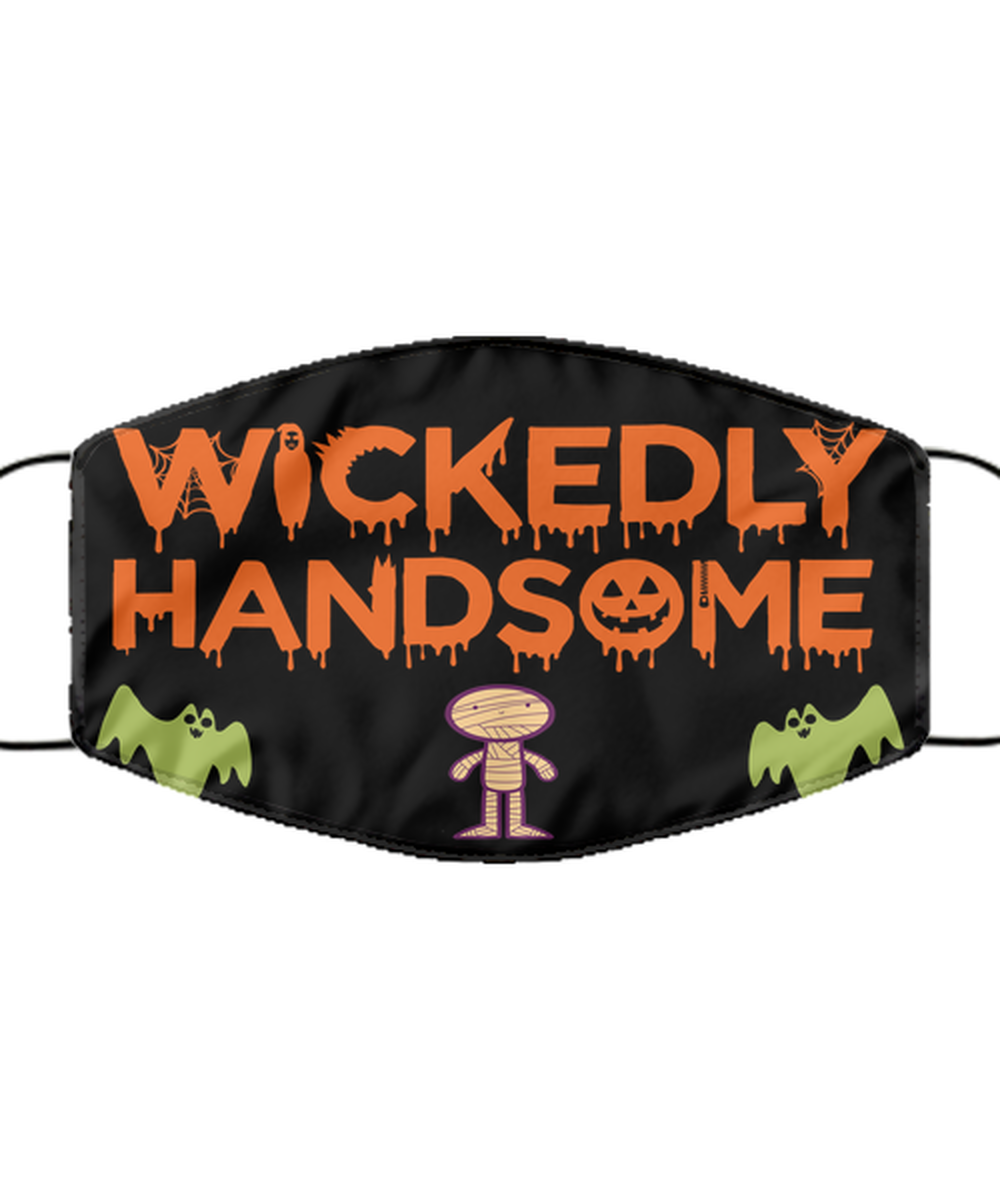 Halloween Face Mask - Horror Mask - Reusable & Washable 2 Layers Germ Protection