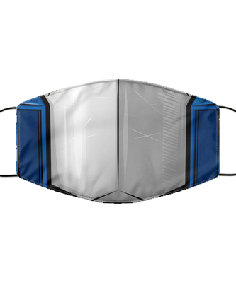 Halloween Face Mask - Horror Mask - Reusable & Washable 2 Layers Germ Protection