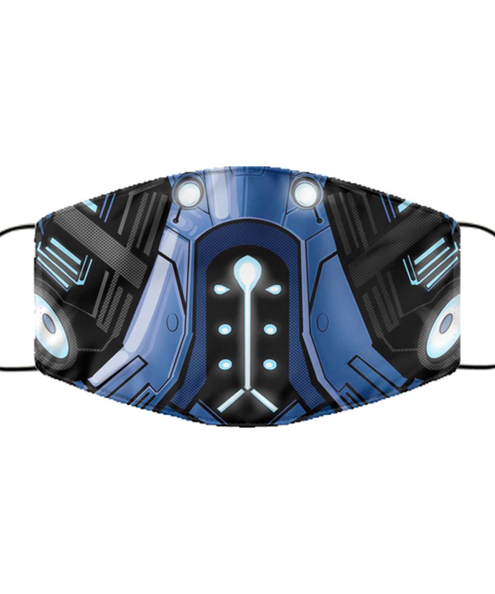 Halloween Face Mask - Horror Mask - Reusable & Washable 2 Layers Germ Protection