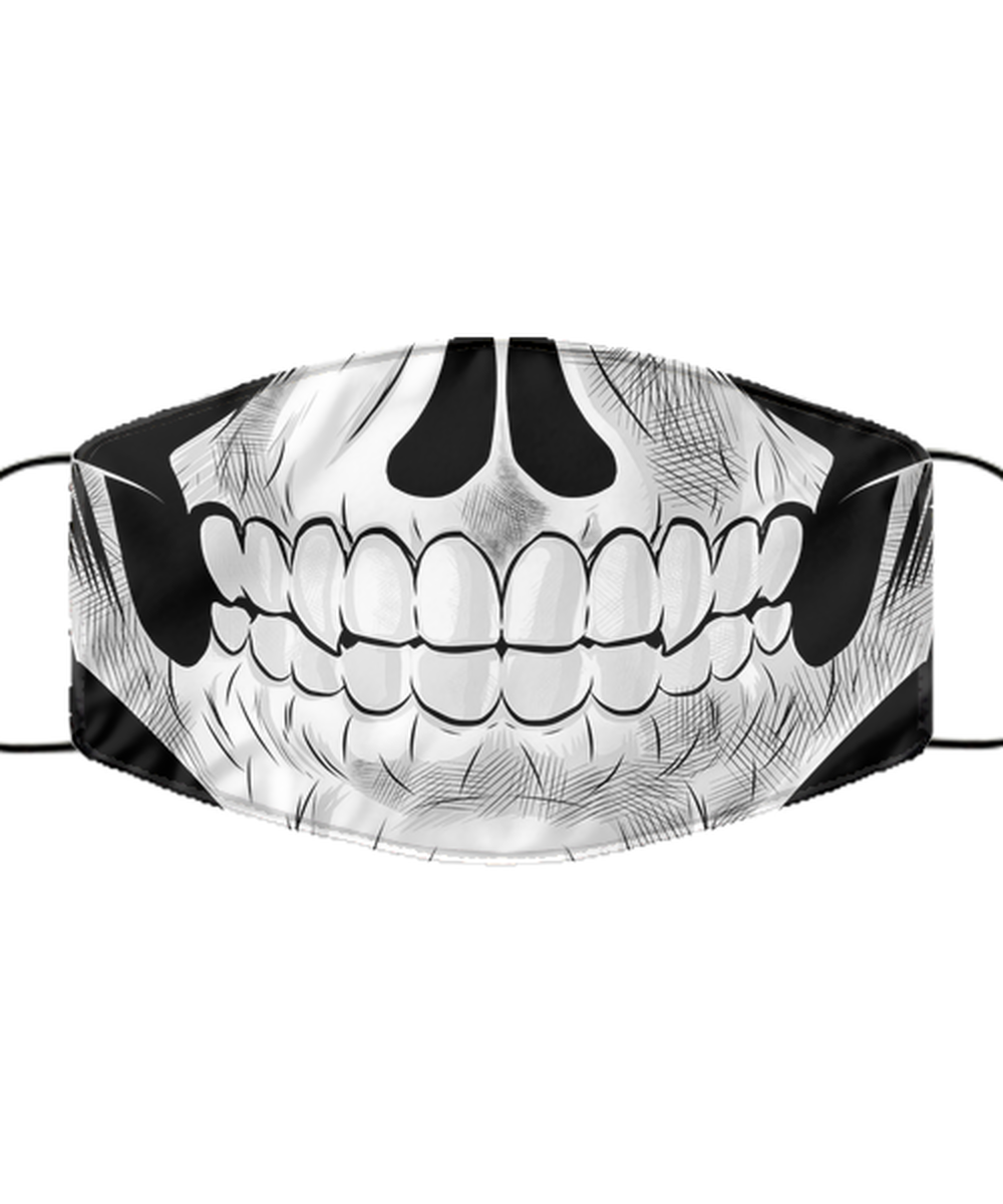 Halloween Face Mask - Horror Mask - Reusable & Washable 2 Layers Germ Protection