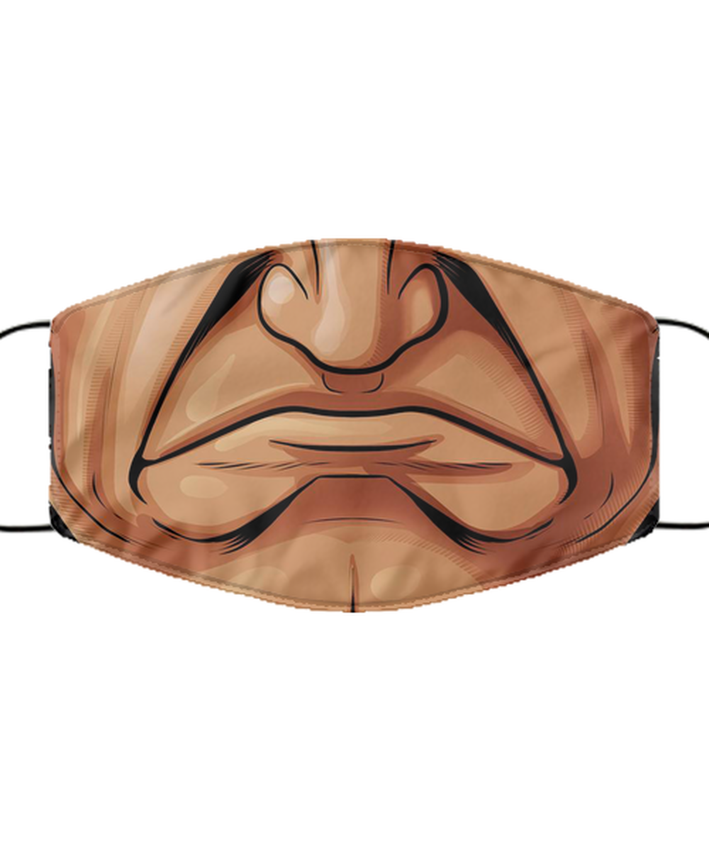 Halloween Face Mask - Horror Mask - Reusable & Washable 2 Layers Germ Protection