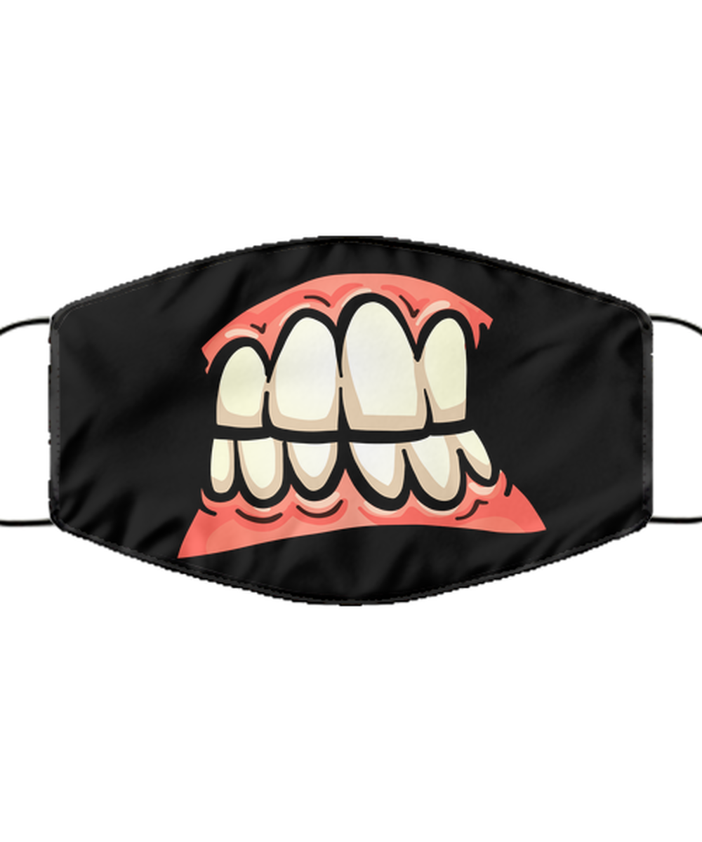 Halloween Face Mask - Horror Mask - Reusable & Washable 2 Layers Germ Protection