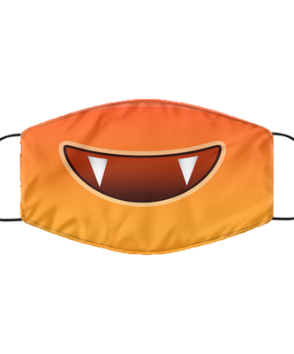 Halloween Face Mask - Horror Mask - Reusable & Washable 2 Layers Germ Protection