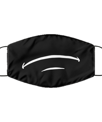 Halloween Face Mask - Horror Mask - Reusable & Washable 2 Layers Germ Protection