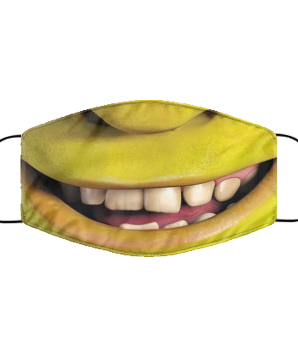 Halloween Face Mask - Horror Mask - Reusable & Washable 2 Layers Germ Protection