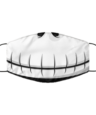 Halloween Face Mask - Horror Mask - Reusable & Washable 2 Layers Germ Protection