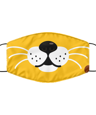 Halloween Face Mask - Horror Mask - Reusable & Washable 2 Layers Germ Protection