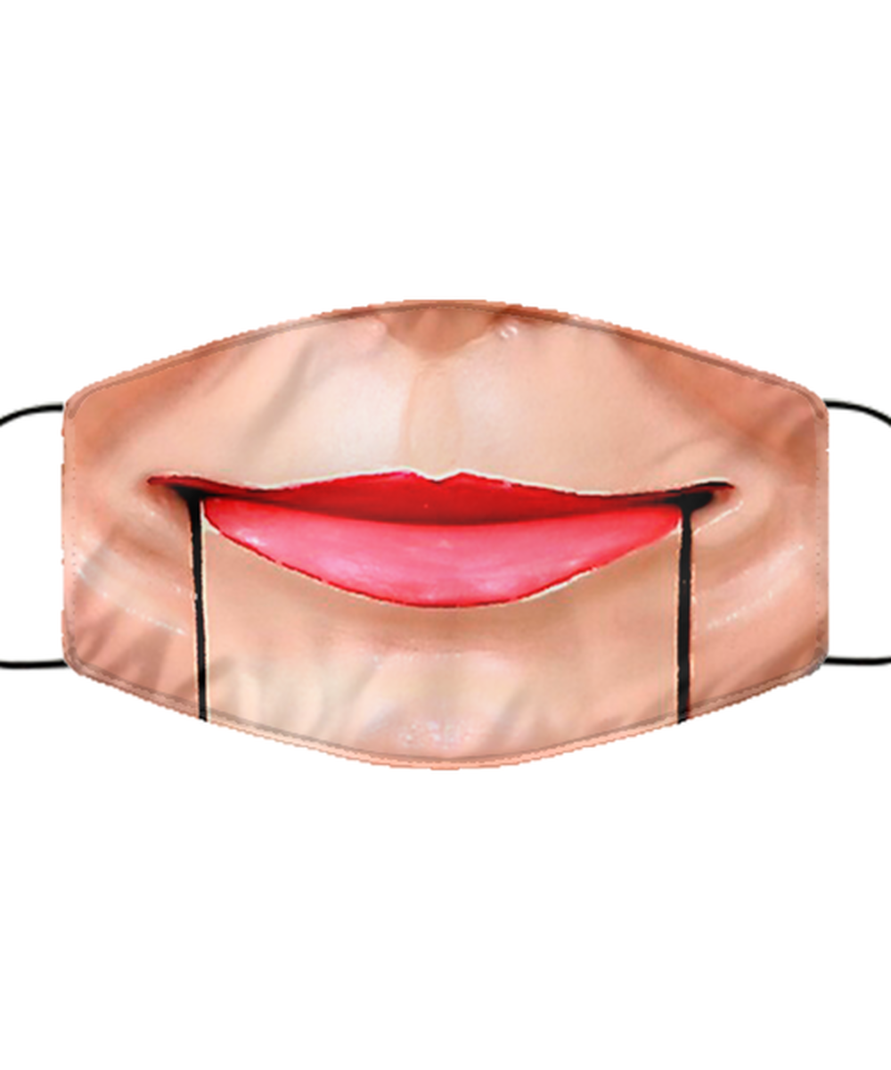 Halloween Face Mask - Horror Mask - Reusable & Washable 2 Layers Germ Protection