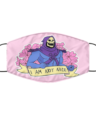 Halloween Face Mask - Horror Mask - Reusable & Washable 2 Layers Germ Protection