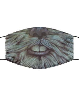 Halloween Face Mask - Horror Mask - Reusable & Washable 2 Layers Germ Protection