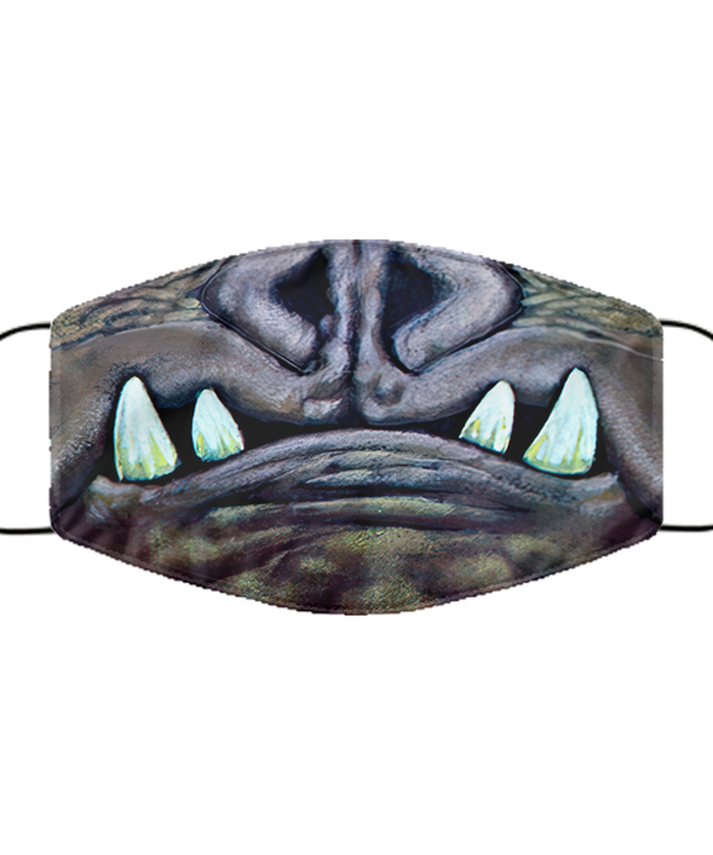 Halloween Face Mask - Horror Mask - Reusable & Washable 2 Layers Germ Protection