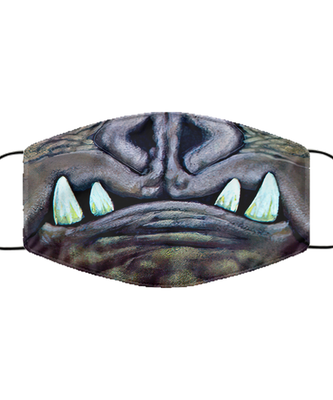 Halloween Face Mask - Horror Mask - Reusable & Washable 2 Layers Germ Protection