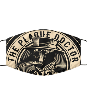 Halloween Face Mask - Horror Mask - Reusable & Washable 2 Layers Germ Protection