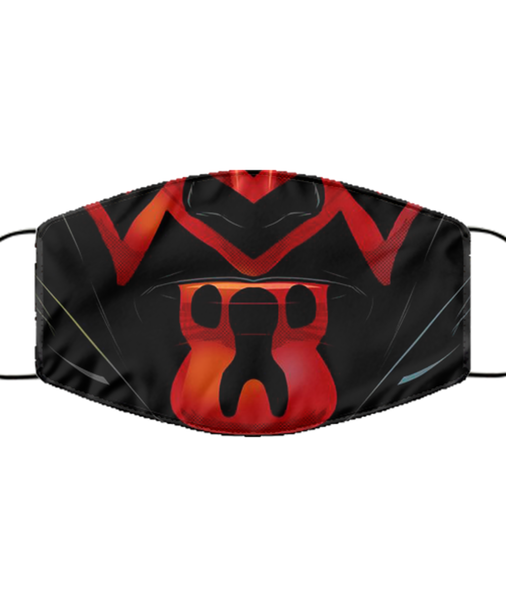 Halloween Face Mask - Horror Mask - Reusable & Washable 2 Layers Germ Protection