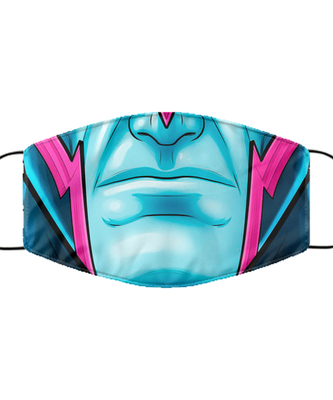 Halloween Face Mask - Horror Mask - Reusable & Washable 2 Layers Germ Protection