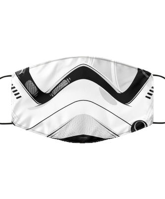 Halloween Face Mask - Horror Mask - Reusable & Washable 2 Layers Germ Protection