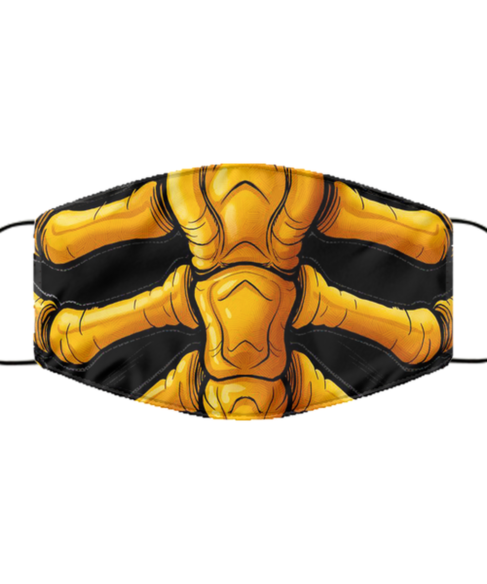 Halloween Face Mask - Horror Mask - Reusable & Washable 2 Layers Germ Protection