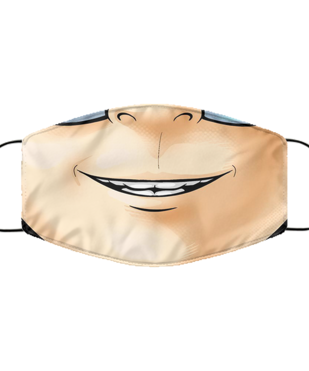 Halloween Face Mask - Horror Mask - Reusable & Washable 2 Layers Germ Protection