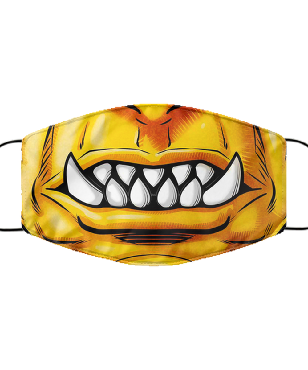 Halloween Face Mask - Horror Mask - Reusable & Washable 2 Layers Germ Protection