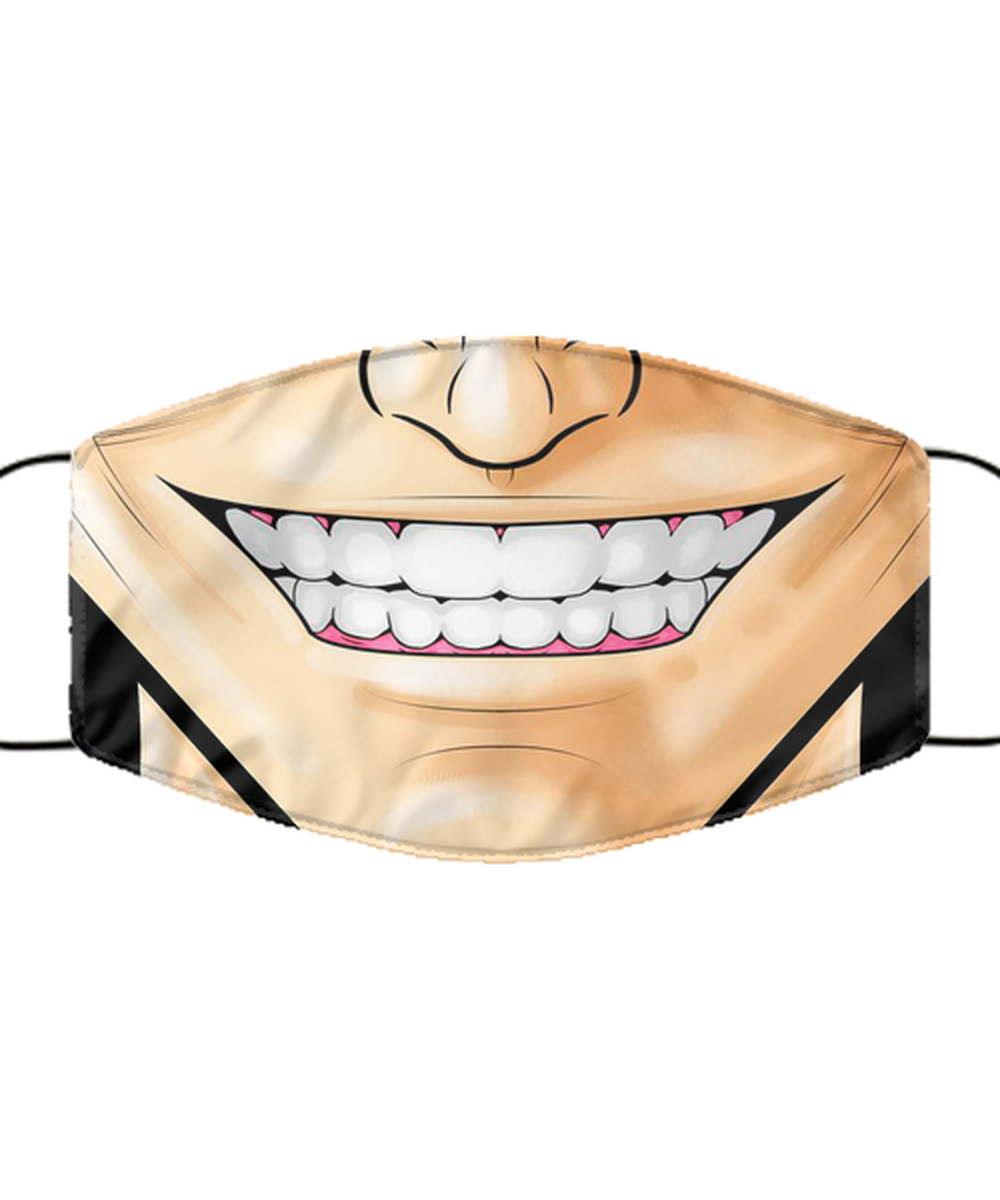 Halloween Face Mask - Horror Mask - Reusable & Washable 2 Layers Germ Protection