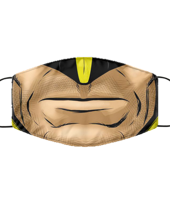 Halloween Face Mask - Horror Mask - Reusable & Washable 2 Layers Germ Protection