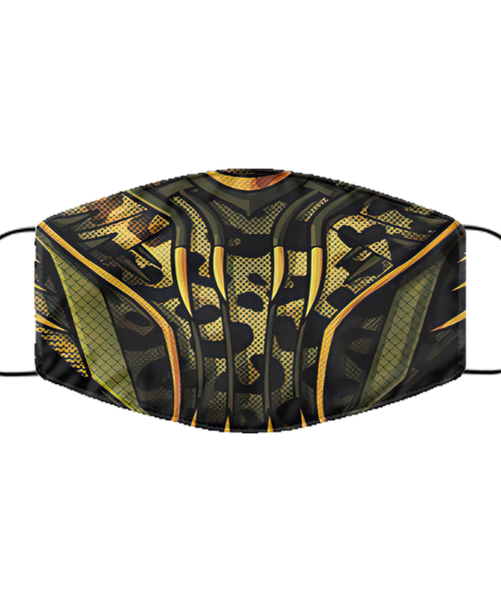 Halloween Face Mask - Horror Mask - Reusable & Washable 2 Layers Germ Protection