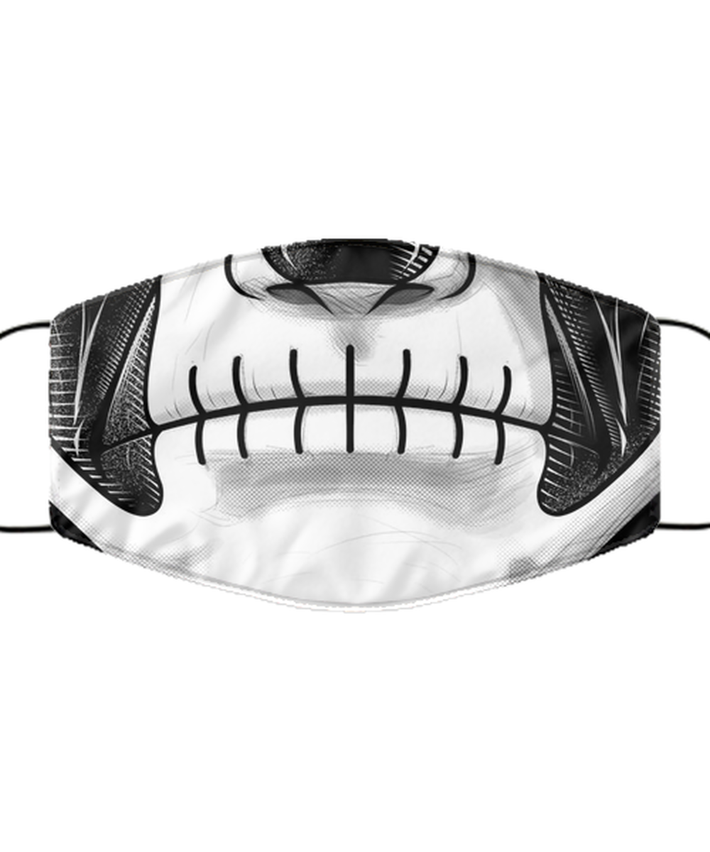Halloween Face Mask - Horror Mask - Reusable & Washable 2 Layers Germ Protection