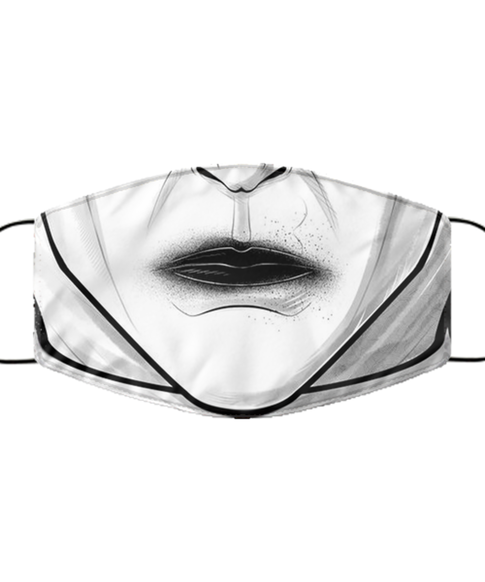 Halloween Face Mask - Horror Mask - Reusable & Washable 2 Layers Germ Protection
