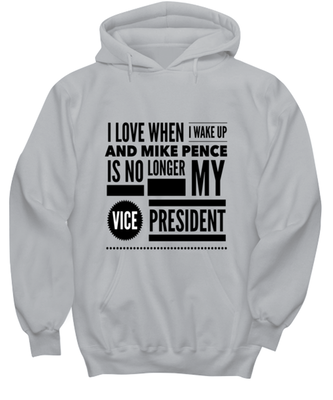 Funny Joe Biden Hoodie Ash Gray - 