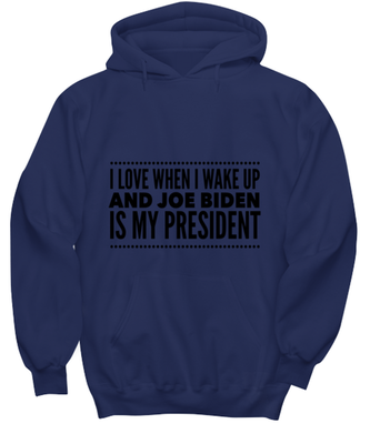 Joe Biden New President Hoodie Navy Blue - 