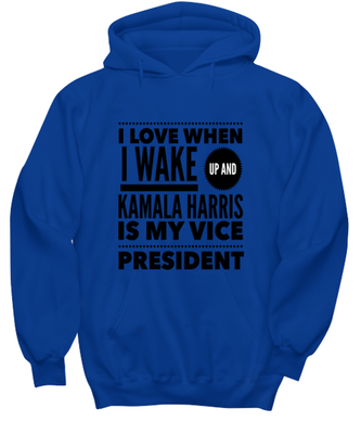 Kamala Harris Vice President Hoodie Royal Blue - 