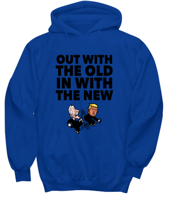 Funny Joe Biden Hoodie Royal Blue - 