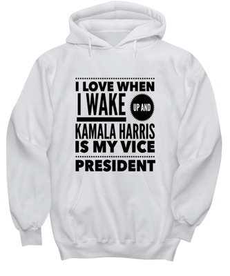 Kamala Harris Vice President Hoodie White - 