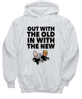 Funny Joe Biden Hoodie White- 