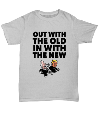 Funny Joe Biden T-Shirt Unisex Ash Gray - 