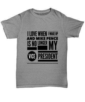 Funny Joe Biden T-Shirt Unisex Ash Gray - 