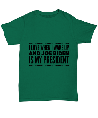 Joe Biden New President T-Shirt Unisex Green - 
