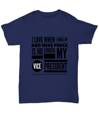 Funny Joe Biden T-Shirt Unisex Navy Blue - 