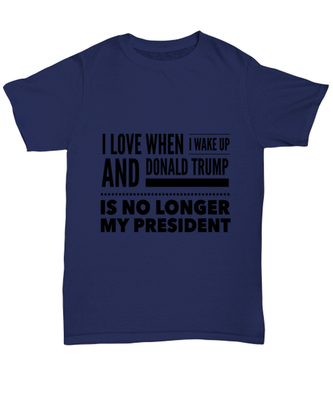Funny Joe Biden T-Shirt Unisex Navy Blue - 