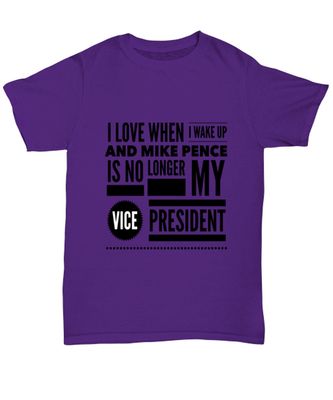 Funny Joe Biden T-Shirt Unisex Purple - 