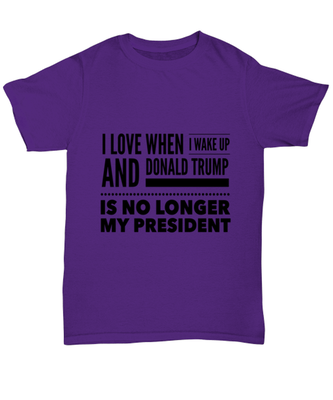 Funny Joe Biden T-Shirt Unisex Purple - 
