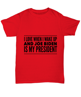 Joe Biden New President T-Shirt Unisex Red - 
