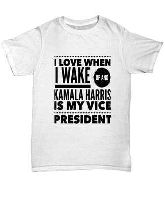 Kamala Harris Vice President T-Shirt Unisex White - 