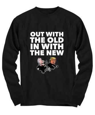 Funny Joe Biden Long Sleeve Shirt Black - 