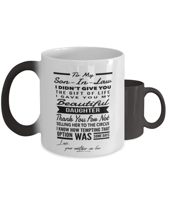 Son-In-Law From Mother-In-Law Coffee Mug Color Changing