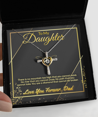 to my daughter, Gold Necklace, from dad, gifts for her, gifts for daughter,  gifts for her christmas