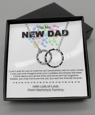 New Dad from Wife Baby, Father Necklace, Father to Be